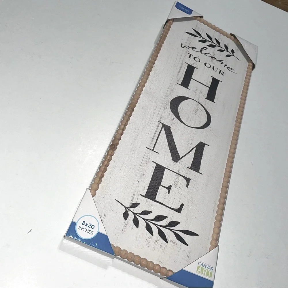 Welcome to Our‎ Home Wall Decor - Black and White